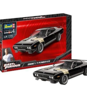 REVELL FAST & FURIOUS 1/24 DOMINIC'S 1971 PLYMOUTH GTX, LEVEL 4, 07692, HC_OZ