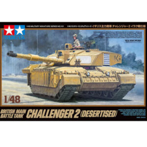TAMIYA 1/48 BRITISH BATTLE TANK CHALLENGER 2, DESERTISED, 32601, HC_OZ
