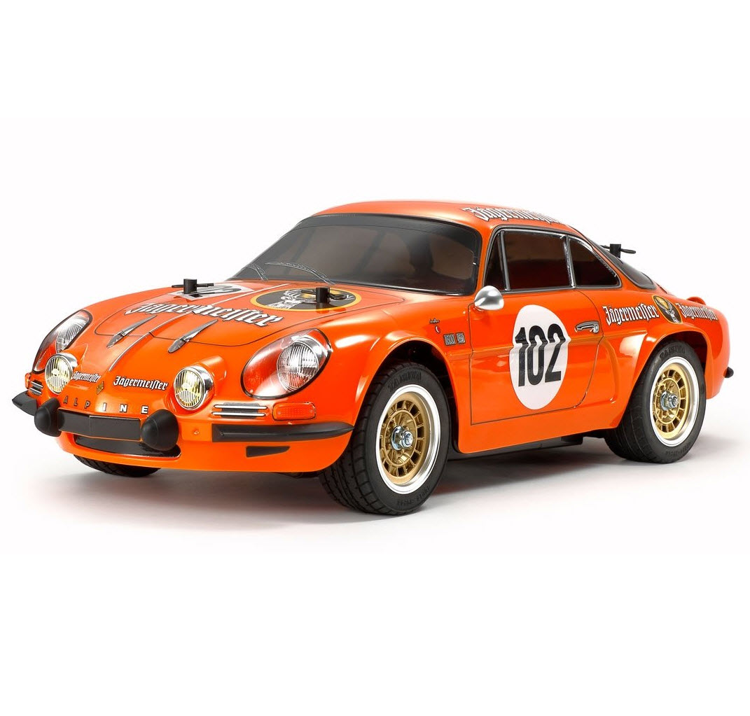 TAMIYA 1/10 1973 ALPINE A110 JAGERMEISTER KIT, M-06, 58708A, HC_OZ
