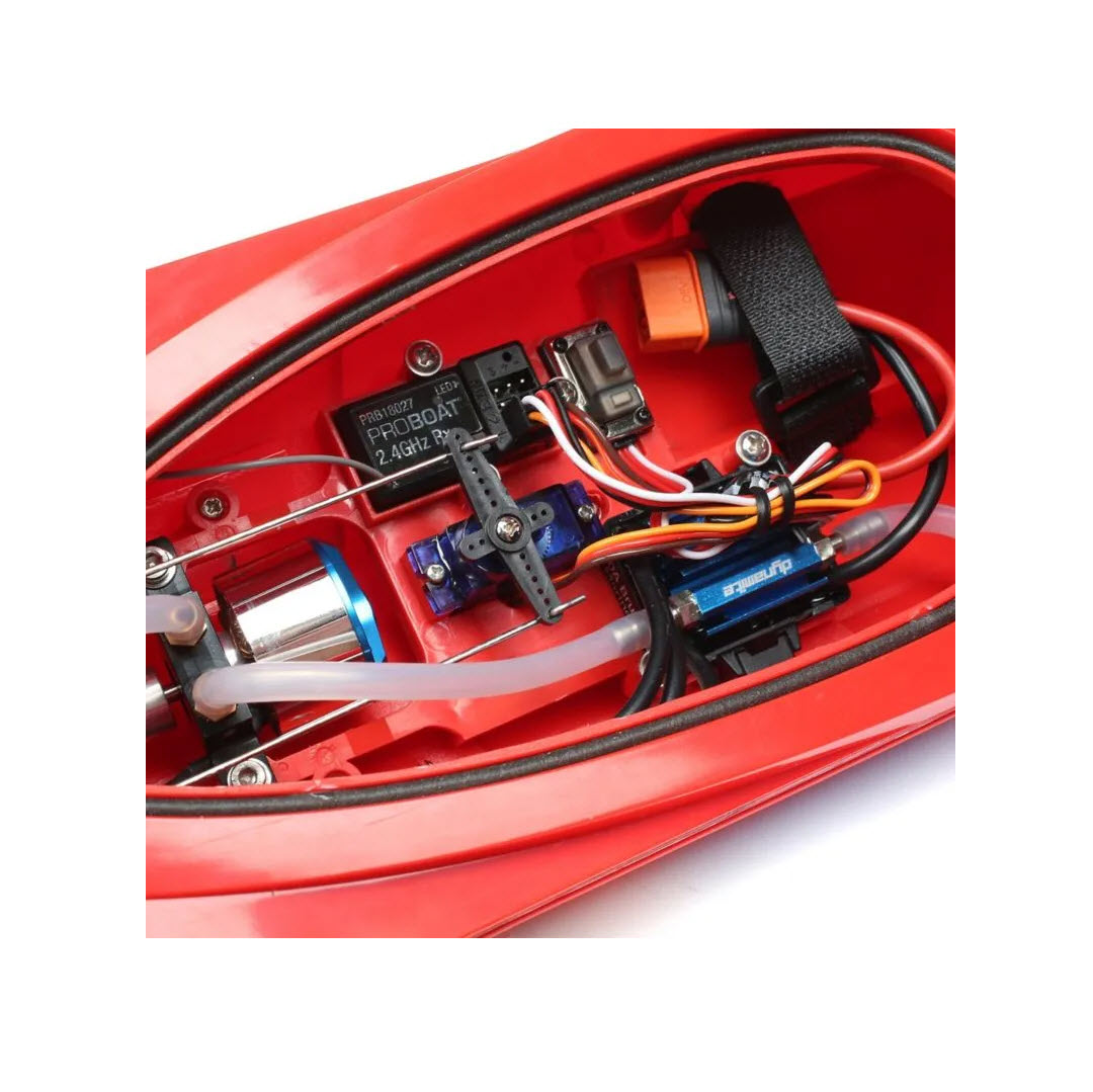 PROBOAT 17" POWER BOAT RACER, DEEP-V, LUCAS OIL, RTR, PRB08044T2 HC_OZ - Image 2