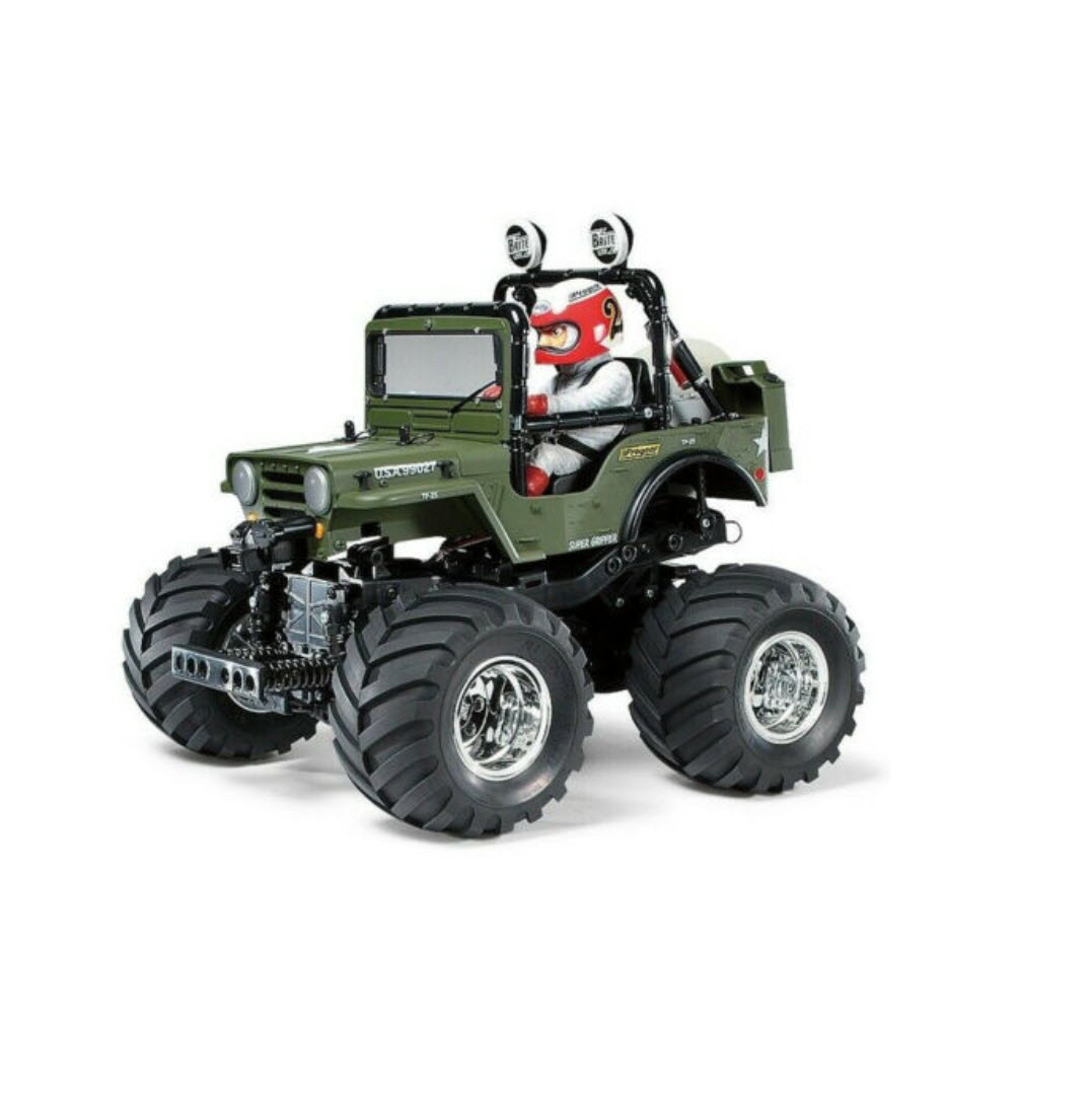TAMIYA 1/10 WILD WILLY 2 KIT, WR-02, NO ESC, 58242A HC_OZ