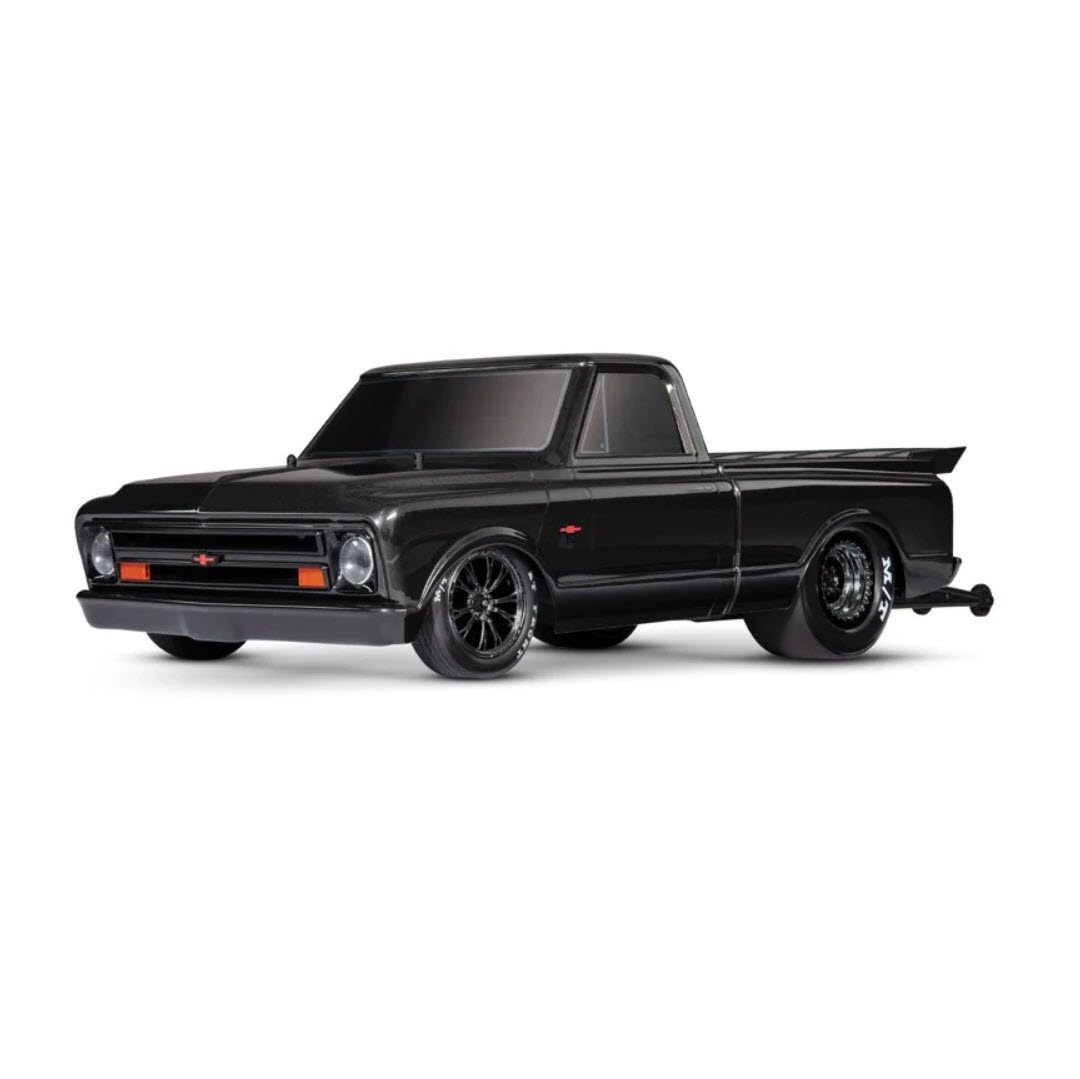 TRAXXAS 1/10 DRAG SLASH TRUCK, BRUSHLESS, 2WD, BLACK, 94076-4, HC_OZ