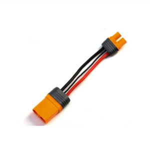 SPEKTRUM IC5 MALE TO IC3 FEMALE, 4", 100MM, 10AWG SPMXCA507 HC_OZ