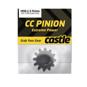CASTLE CREATIONS  STEEL PINION GEAR 12T, 8MM SHAFT, 1.5M, 010-0065-23 HC_OZ