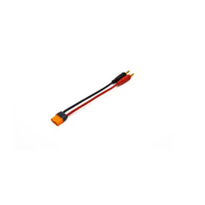 SPEKTRUM IC3 CHARGE LEAD 6 INCH, 13AWG, 4MM BULLETS, SPMXCA304 HC_OZ