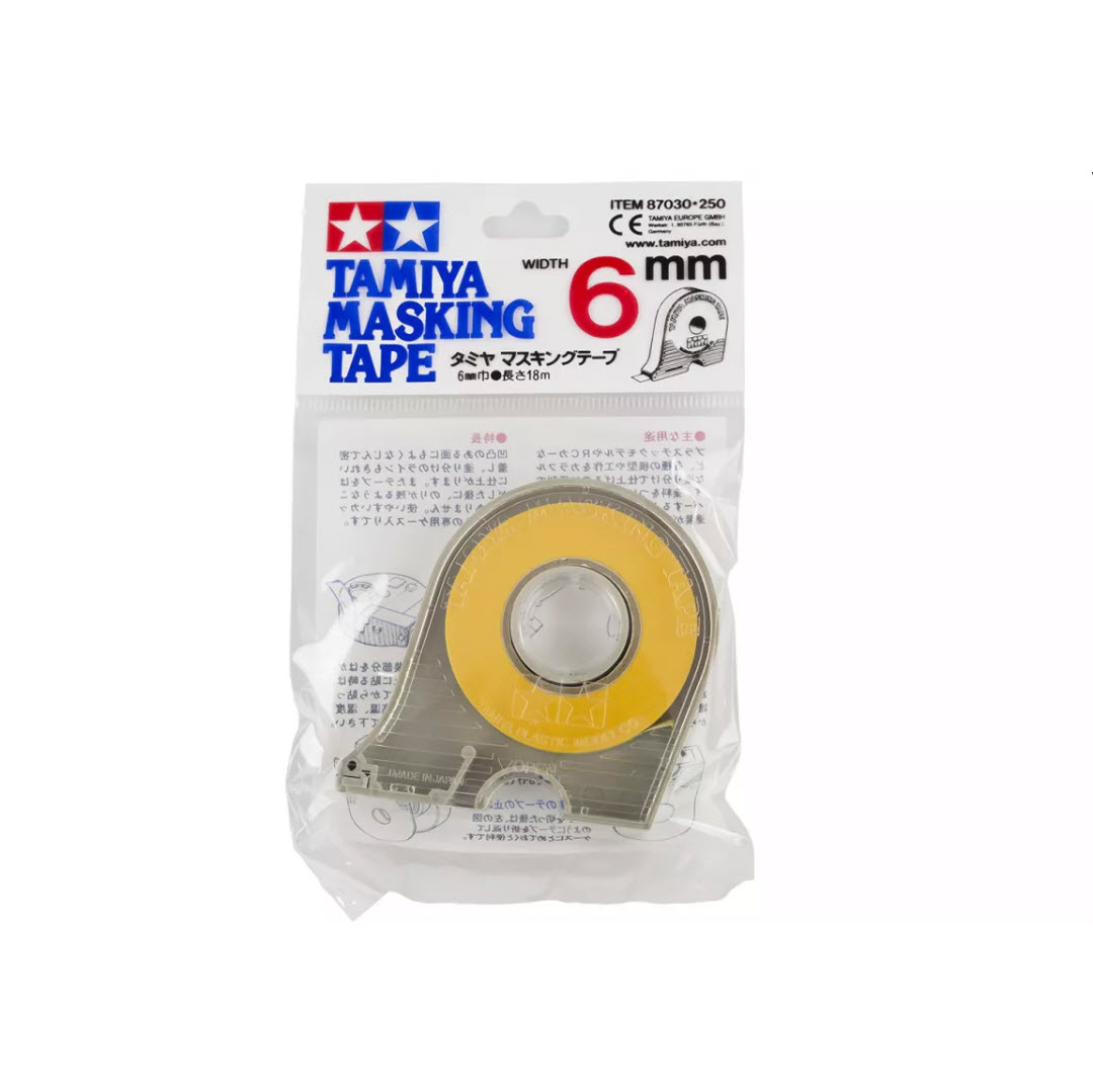 TAMIYA 6MM MASKING TAPE, LENGTH 18M, 87030, HC_OZ