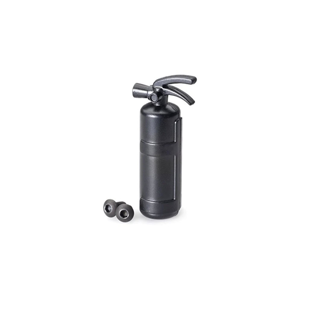 Black 1/10 Scale RC fire extinguisher unpainted