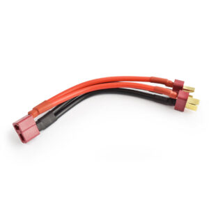 TORNADO DEANS 2S BATTERY HARNESS - PARALLEL, 14AWG, 10CM SILICONE WIRE, .08, TRC-8023A HC_OZ