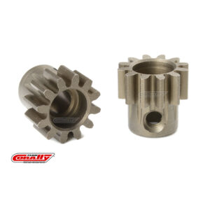 TEAM CORALLY 12T MOD1 PINION 5MM SHAFT HARDENED STEEL 1PC C-72712 HC_OZ