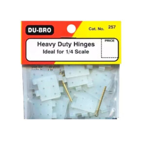DU-BRO HEAVY DUTY NYLON HINGES 15PCS DUBRO257 HC_OZ
