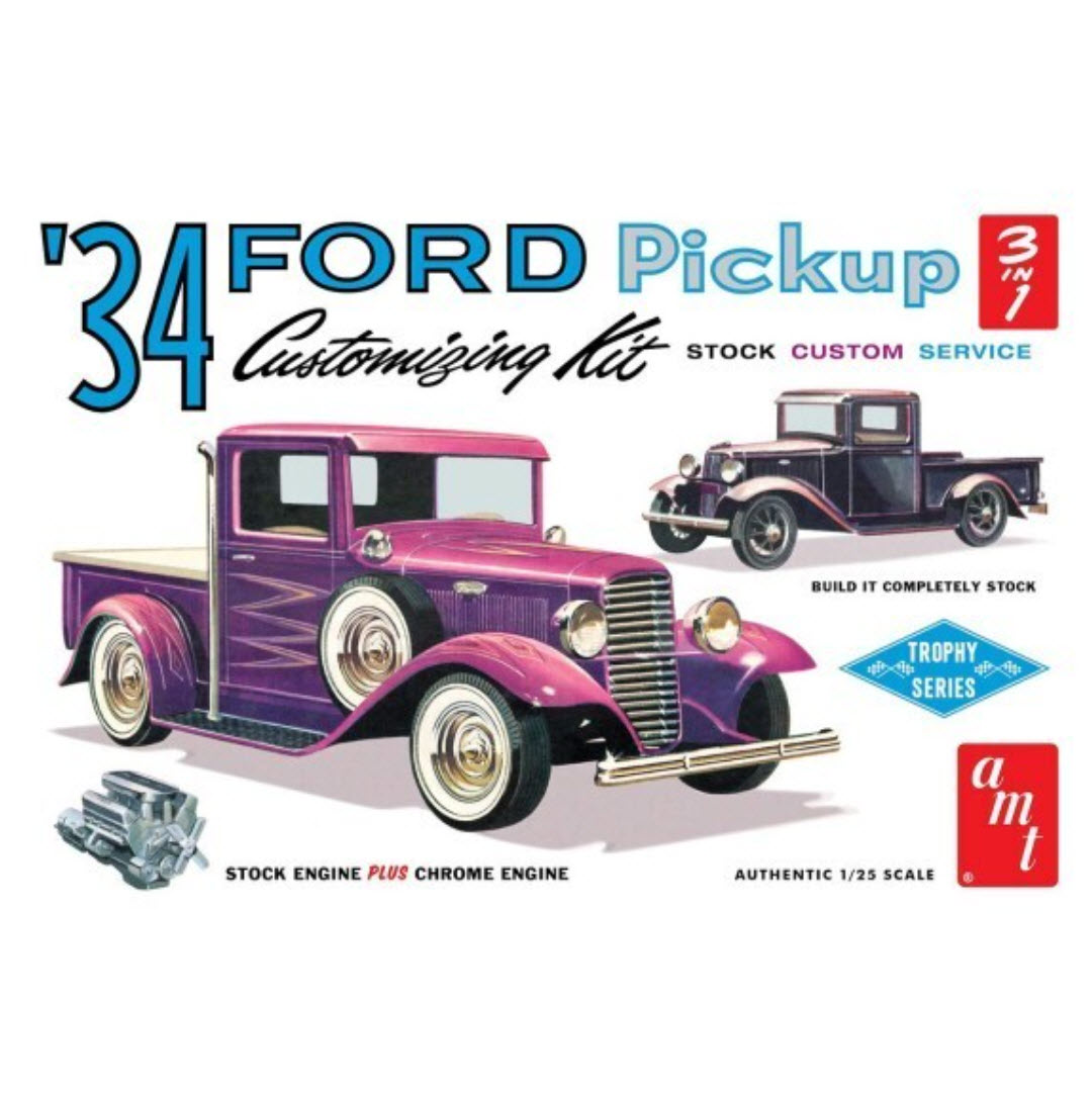 1934 Ford Pickup Model Kit AMT