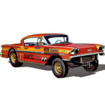 1958 Chevy Impala model kit AMT 1:25 Level 2