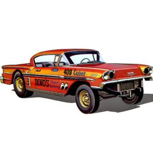 1958 Chevy Impala model kit AMT 1:25 Level 2