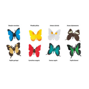 SAFARI LTD 8PC BUTTERFLIES TOOB SAF684504 HC_OZ